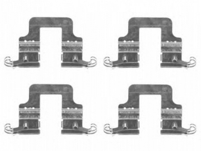 HELLA PAGID 8dz355204851 -  Комплектующие, колодки дискового тормоза